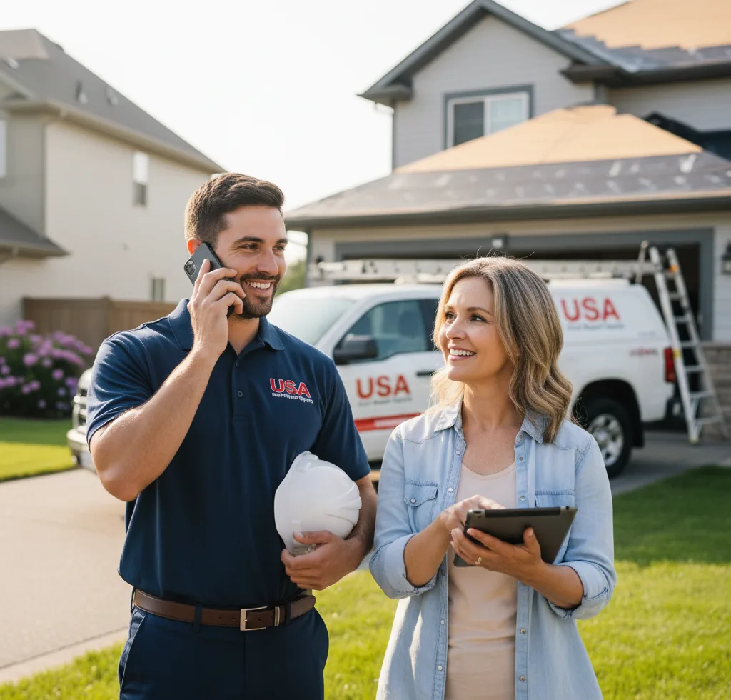 USA Roof Repair Experts customer support in Port Townsend